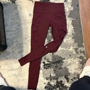 Lululemon Fast and Free 7/8 Leggings